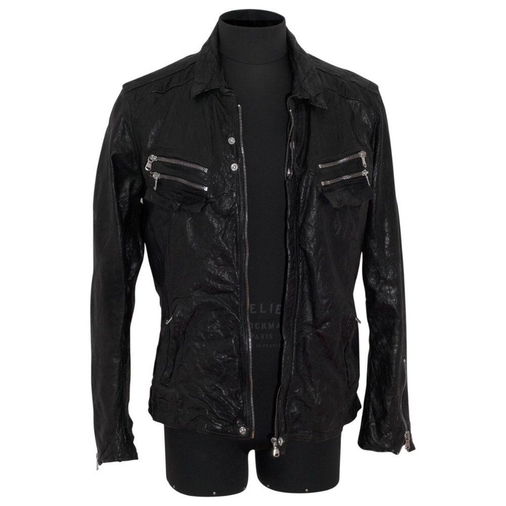 The Kooples Distressed Leather Jacket